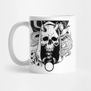 The horned skull Mug